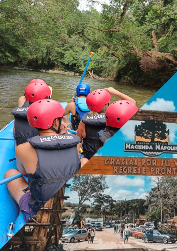 Tour Combinado Hacienda Nápoles + Río Claro + Rafting