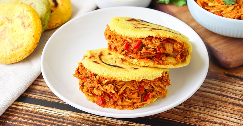 Arepas rellenas en el Tour de la Arepa