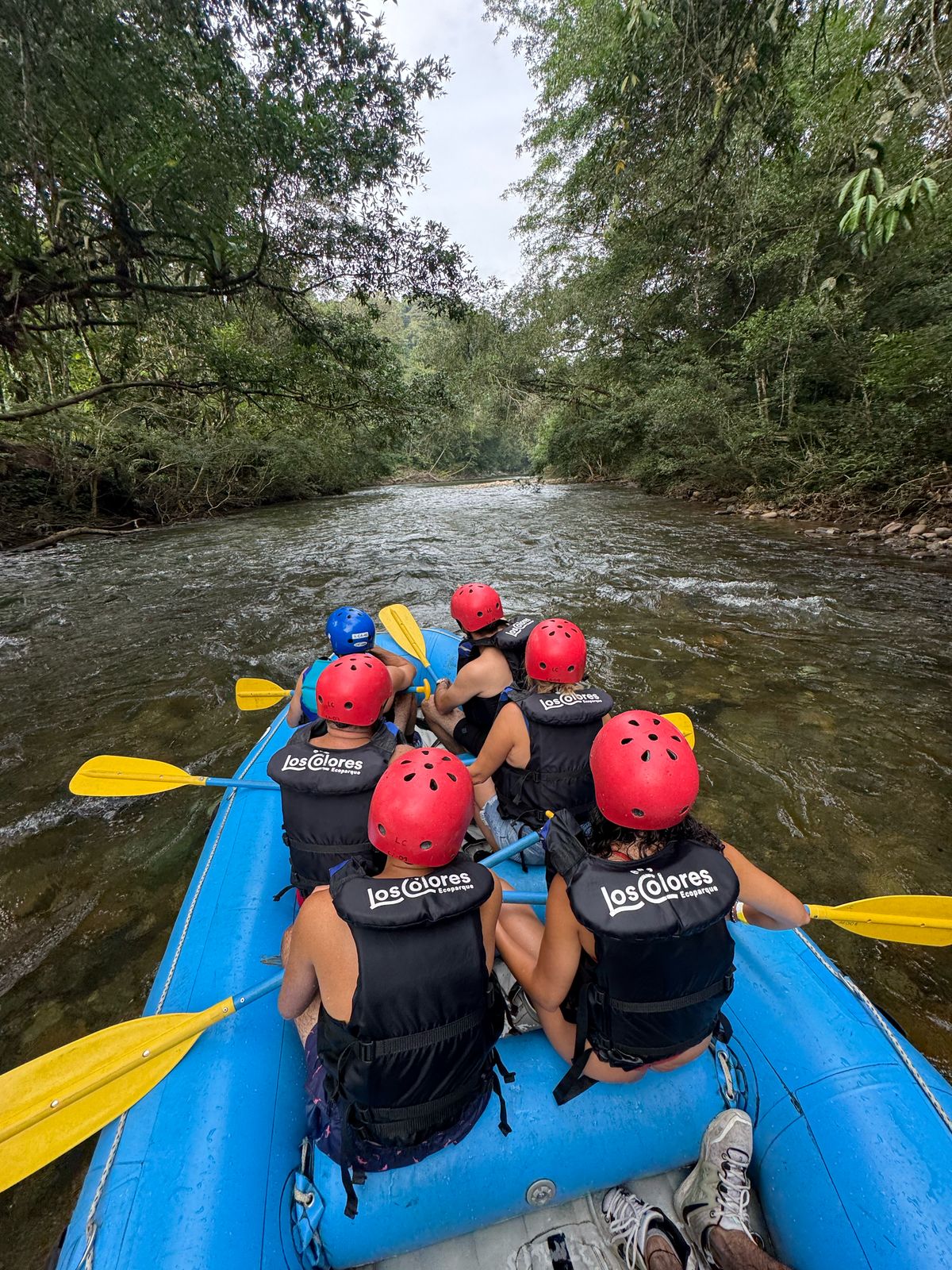 Rafting en Río Claro - Inicio de la aventura
